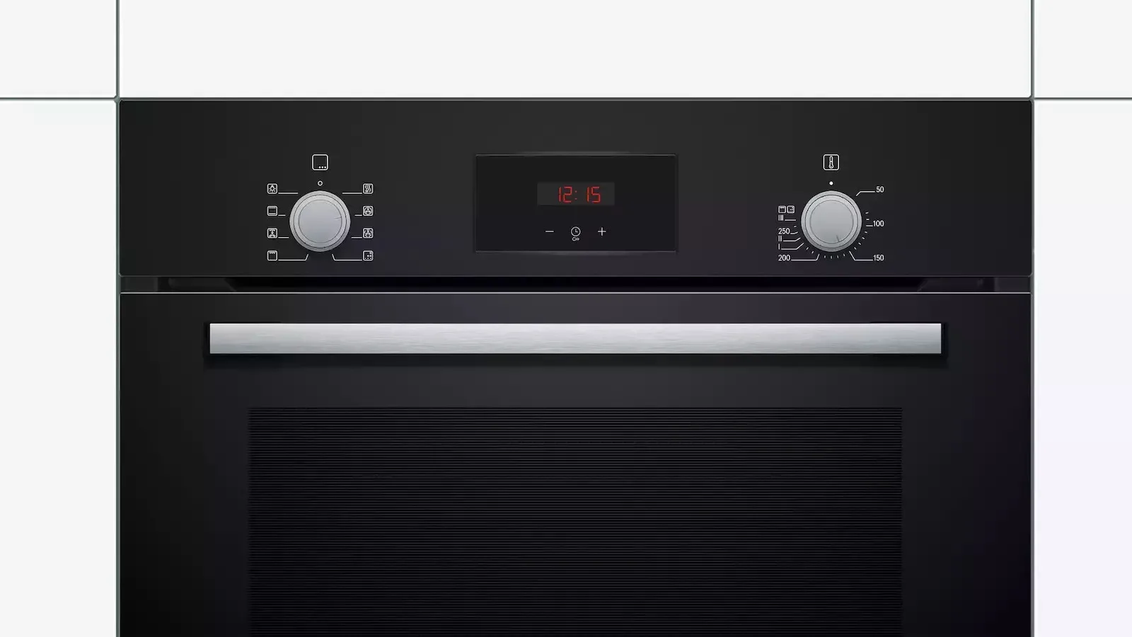 Φούρνος Άνω Πάγκου Bosch Serie 2 HBF153BB0 66lt A Μαύρος