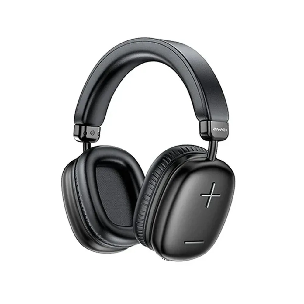 Awei AT6 Ασύρματα Bluetooth Over Ear Ακουστικά Μαύρα