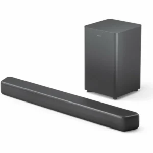 Philips Soundbar 120W 2.1 Bluetooth και HDMI με Ασύρματο Subwoofer και Τηλεχειριστήριο Γκρι TAB5309/10