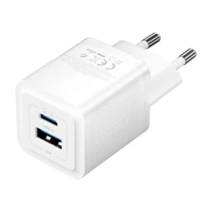 Vention Φορτιστής Χωρίς Καλώδιο GaN με USB-A και USB-C 30W Λευκός (FEQW0-EU)