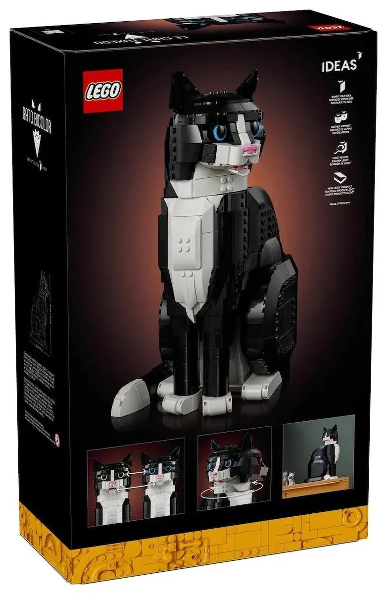 LEGO Ideas Tuxedo Cat 21349