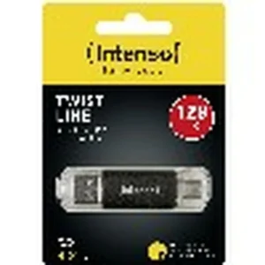 Intenso 128GB USB 2.0 Stick Γκρι