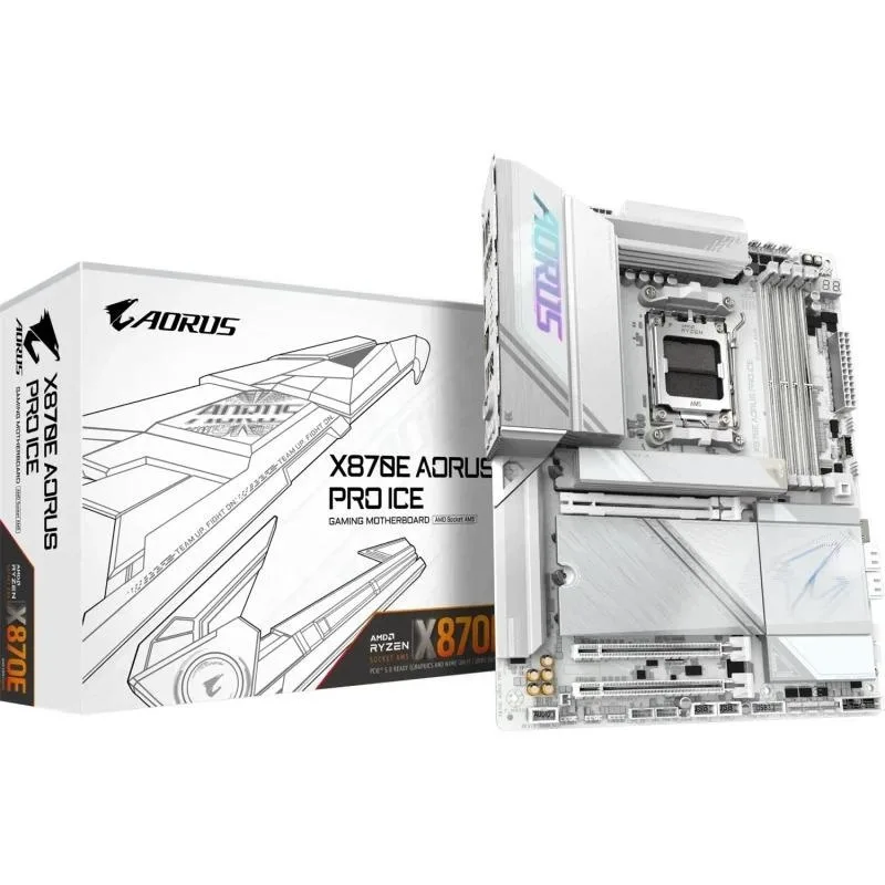 Μητρική Κάρτα GIGABYTE X870E AORUS PRO ICE  AMD X870E Υποδοχή AM5 ATX