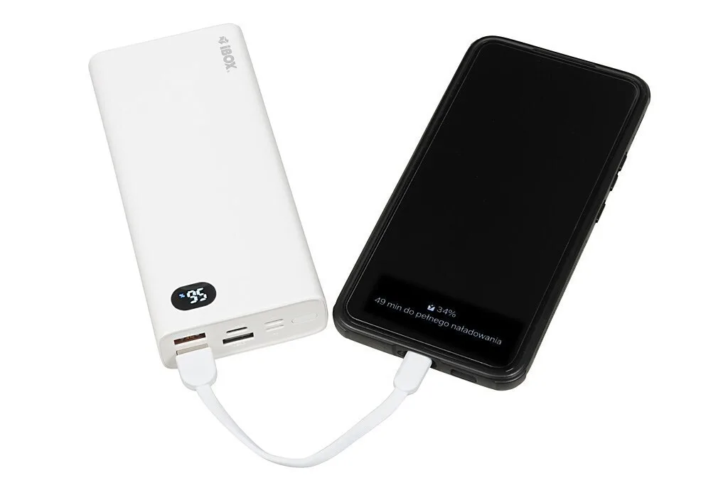 iBox Power Bank 20000mAh Power Delivery Λευκό