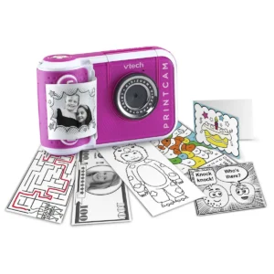 Vtech Kidizoom Print Compact Φωτογραφική Μηχανή 2MP 2.4" 320 x 240 pixels Θερμικής Εκτύπωσης Ροζ