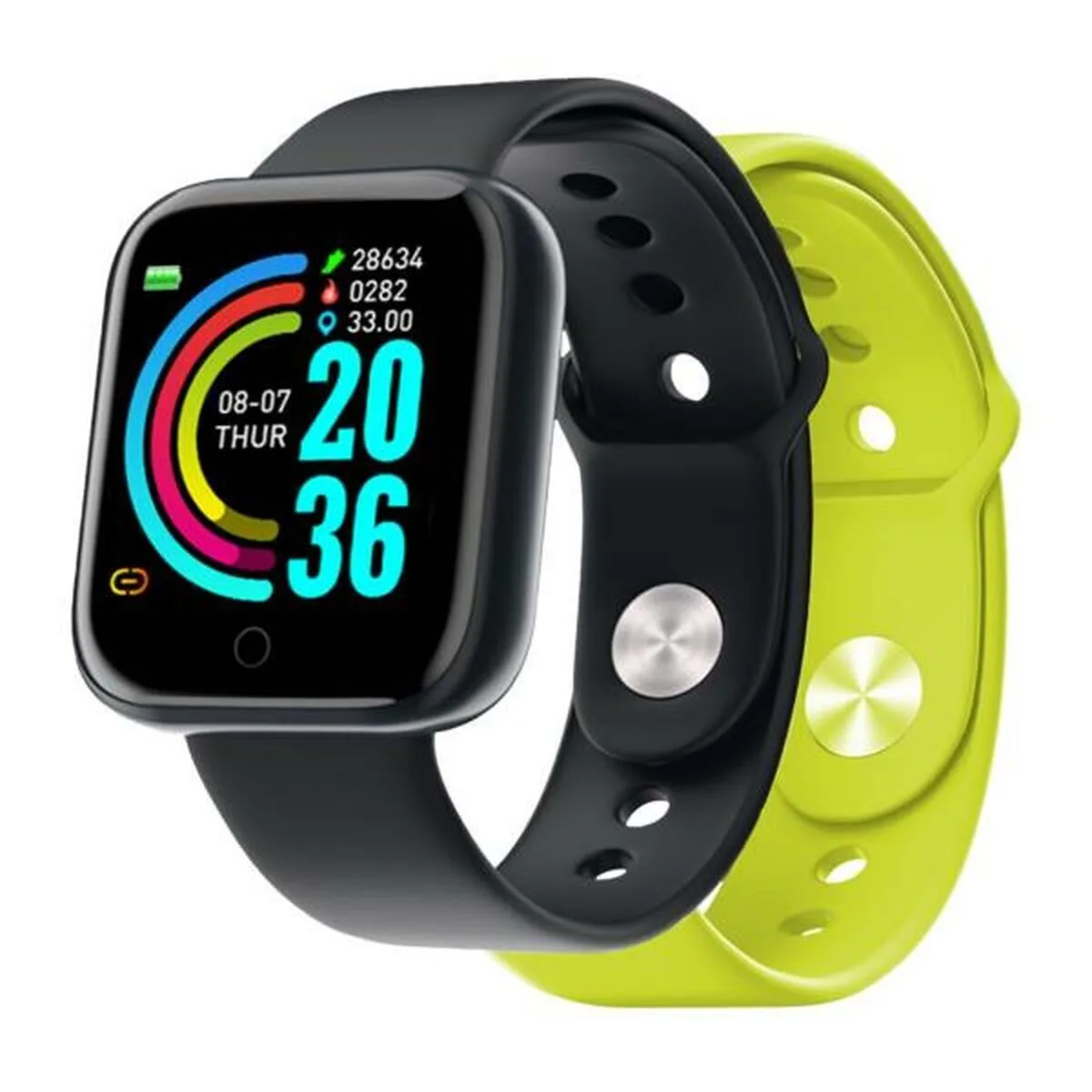 Nilox Trailband Smartwatch με Παλμογράφο (Μαύρο)