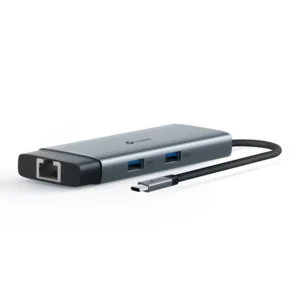 TP-LINK USB-C Docking Station με HDMI 4K PD Ethernet Γκρι (UH6120C)