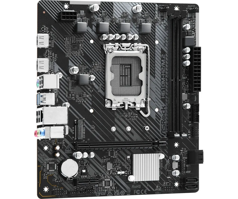 ASRock H610M-H2/M.2 Motherboard Micro ATX, Intel 1700 Socket
