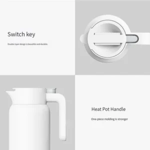 Xiaomi Μπουκάλι Θερμός Ανοξείδωτο 1.8lt Λευκό με Λαβή