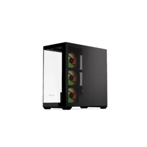 Krux KRXD004 Midi Tower Κουτί Υπολογιστή με Πλαϊνό Παράθυρο Μαύρο
