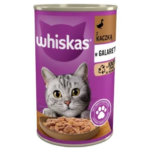 Whiskas Υγρή Τροφή για Γάτες σε Κονσέρβα με Πάπια 400gr 280023
