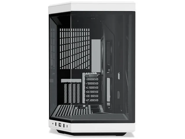 HYTE Y70 Midi Tower Κουτί Υπολογιστή με Πλαϊνό Παράθυρο Λευκό / Μαύρο CS-HYTE-Y70-BW