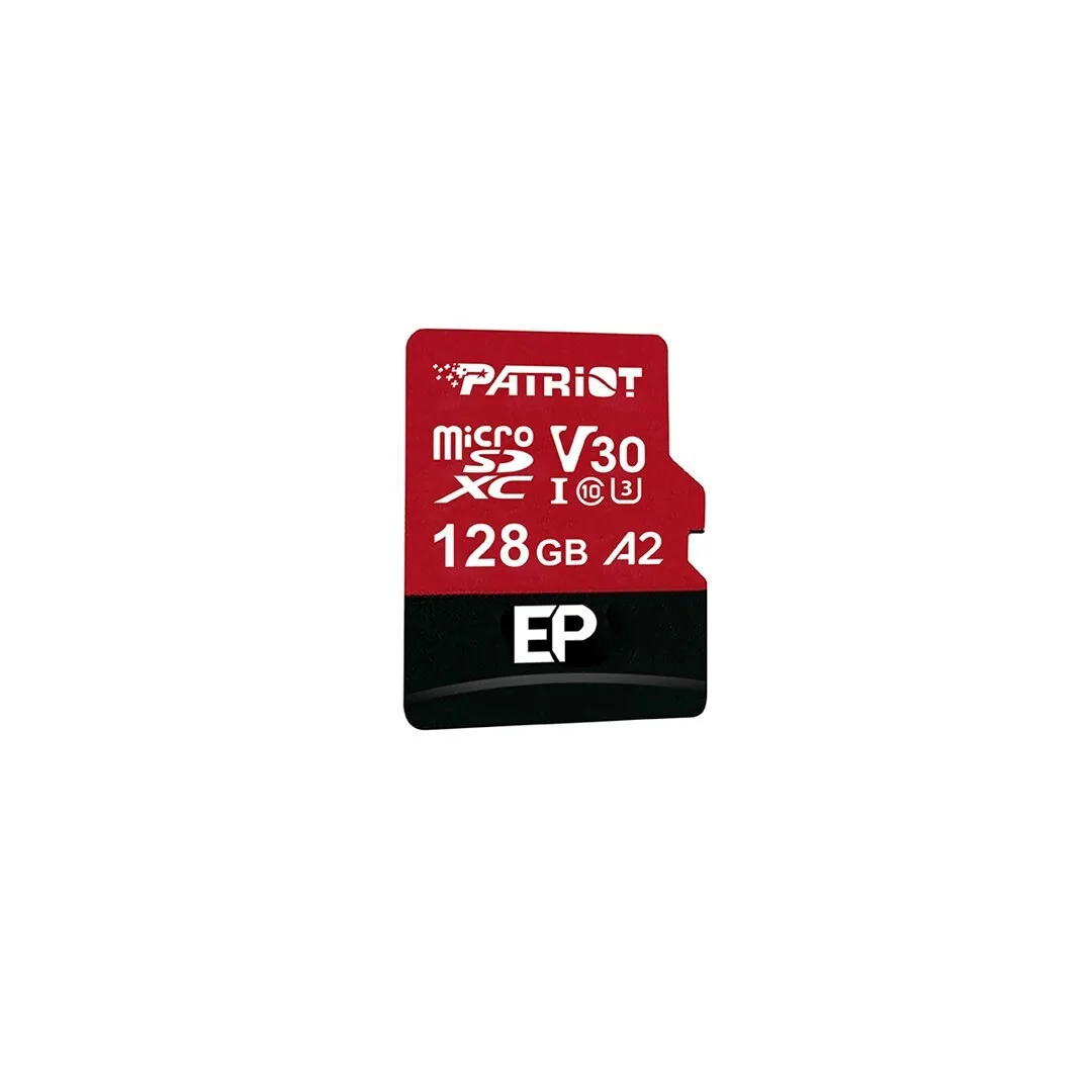 Patriot microSDXC 128GB Class 10 U3 V30 A2 με αντάπτορα
