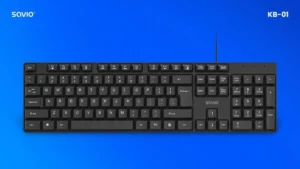 Savio KB-01 keyboard Home/Office USB QWERTY US English Black