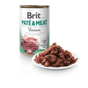 Brit Pate & Meat Υγρή Τροφή Σκύλων σε Κονσέρβα με Ελάφι χωρίς Σιτηρά 800gr 308463 DLZRITKMP0054