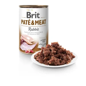Brit Pate & Meat Υγρή Τροφή Σκύλων σε Κονσέρβα με Κουνέλι χωρίς Σιτηρά 400gr