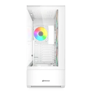 Sharkoon AK6 RGB Midi Tower Κουτί Υπολογιστή με Πλαϊνό Παράθυρο Μαύρο