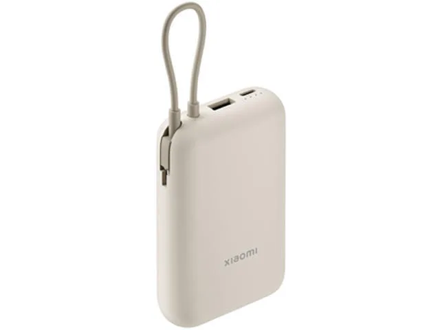 Xiaomi Power Bank 10000 mAh BHR9072GL USB-A και USB-C Μπεζ