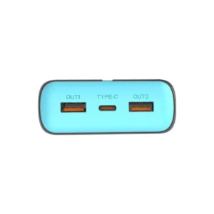 Tracer EnerGen Power Bank 20000mAh 22.5W με 2 Θύρες USB-A και Θύρα USB-C Power Delivery / Quick Charge 3.0 Gray Blue