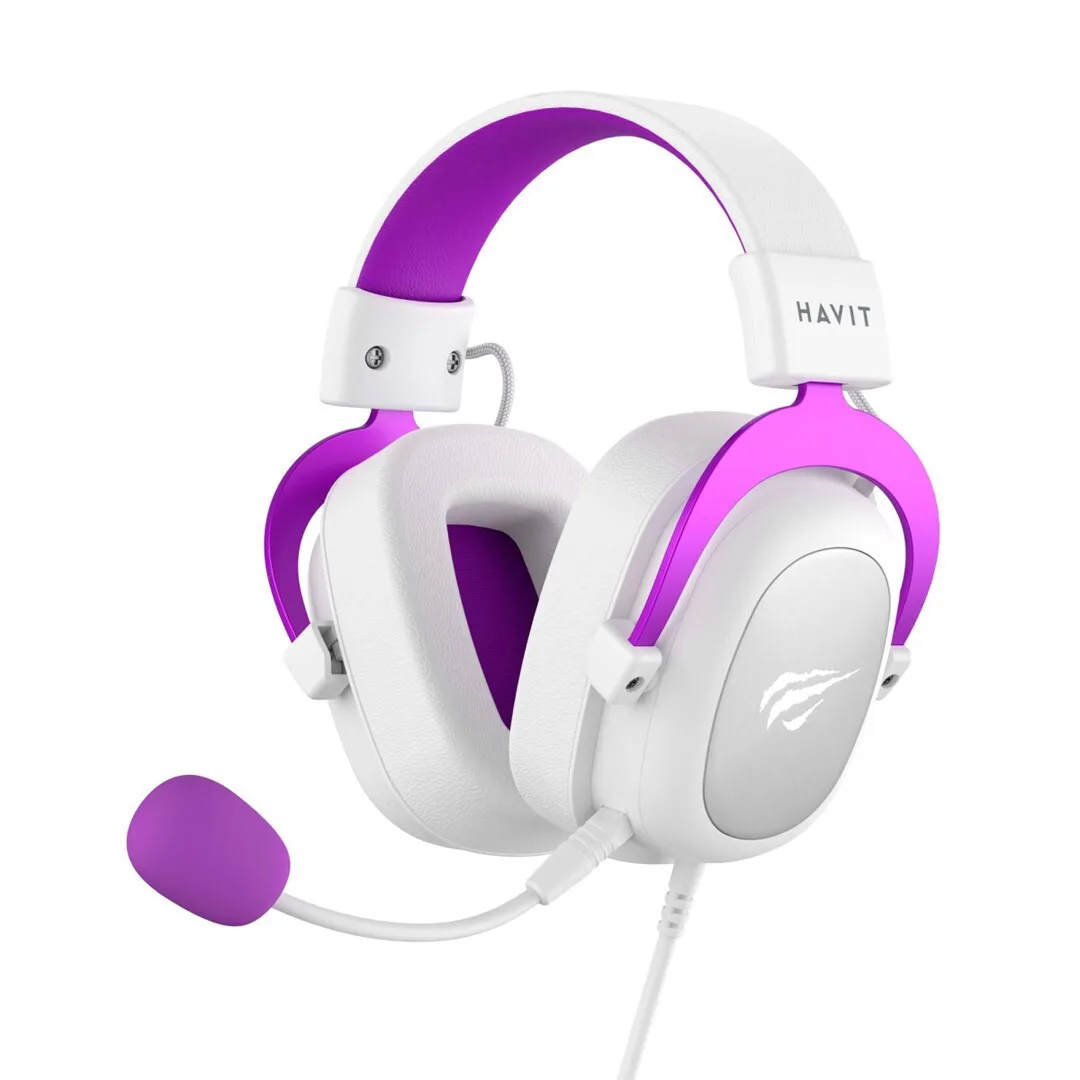 Havit H2002D Gaming Headset 3.5mm Μωβ