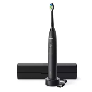 Philips Sonicare 5300 Ηλεκτρική Οδοντόβουρτσα με Χρονομετρητή και Θήκη Ταξιδίου Μαύρη