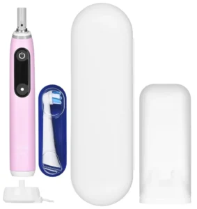 Oral-B iO Series 6 Ηλεκτρική Οδοντόβουρτσα με Αισθητήρα Πίεσης και Θήκη Ταξιδίου Ροζ