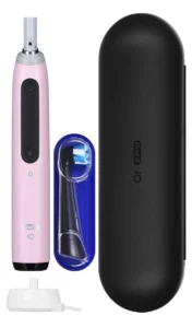 Oral-B iO Series 5N Ηλεκτρική Οδοντόβουρτσα με Αισθητήρα Πίεσης και Θήκη Ταξιδίου Ροζ