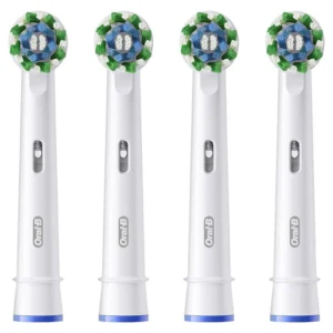 Oral-B Pro Cross Action 860380 Ανταλλακτικές Κεφαλές Ηλεκτρικής Οδοντόβουρτσας 4τμχ