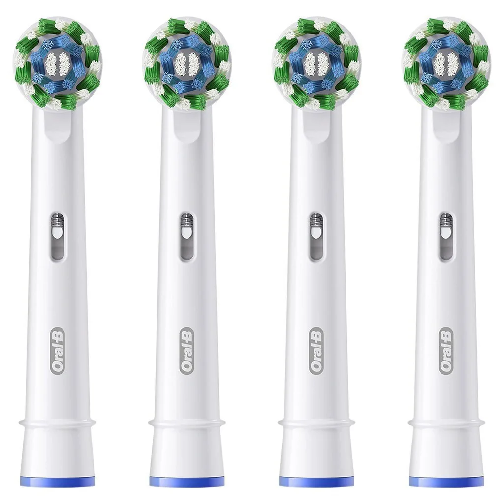 Oral-B Pro Cross Action 860380 Ανταλλακτικές Κεφαλές Ηλεκτρικής Οδοντόβουρτσας 4τμχ