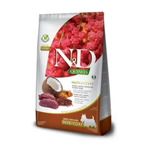 Farmina N&D Quinoa Skin & Coat Adult Mini 2.5kg Ξηρά Τροφή για Ενήλικους Σκύλους Μικρόσωμων Φυλών με Ελάφι