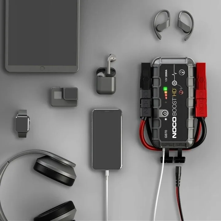 NOCO Boost HD GB70 Φορητός Εκκινητής Μπαταρίας Αυτοκινήτου Ultrasafe 12V 2000A