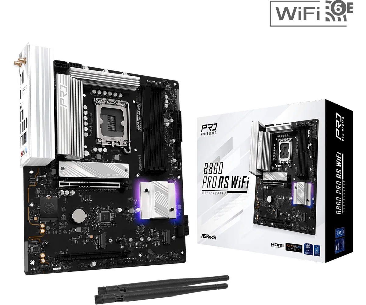 Μητρική ASROCK B860 Pro RS WiFi Intel (1851) ATX (D)