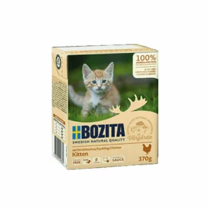 Bozita Kitten Υγρή Τροφή για Ανήλικες Γάτες σε Φακελάκι με Κοτόπουλο χωρίς Σιτηρά & Γλουτένη 370gr A35-BOZ.64936