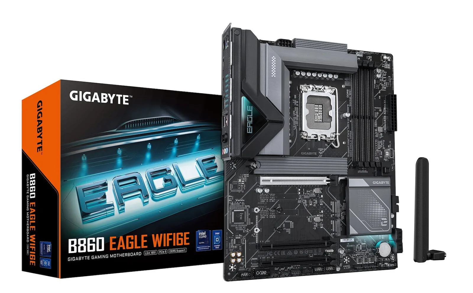 GIGABYTE B860 EAGLE WIFI6E μητρική κάρτα Intel B860 LGA 1851 (Socket V1) ATX