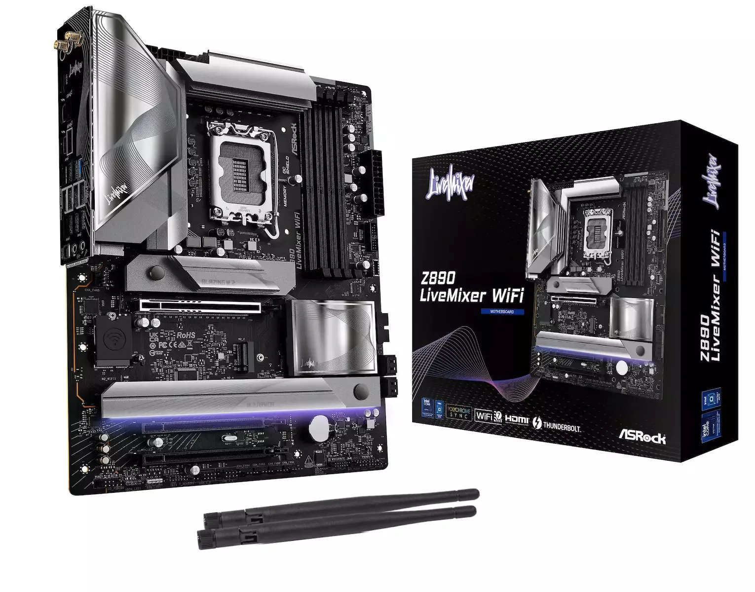 ASRock Z890 LiveMixer WiFi Motherboard ATX με Intel 1851 Socket