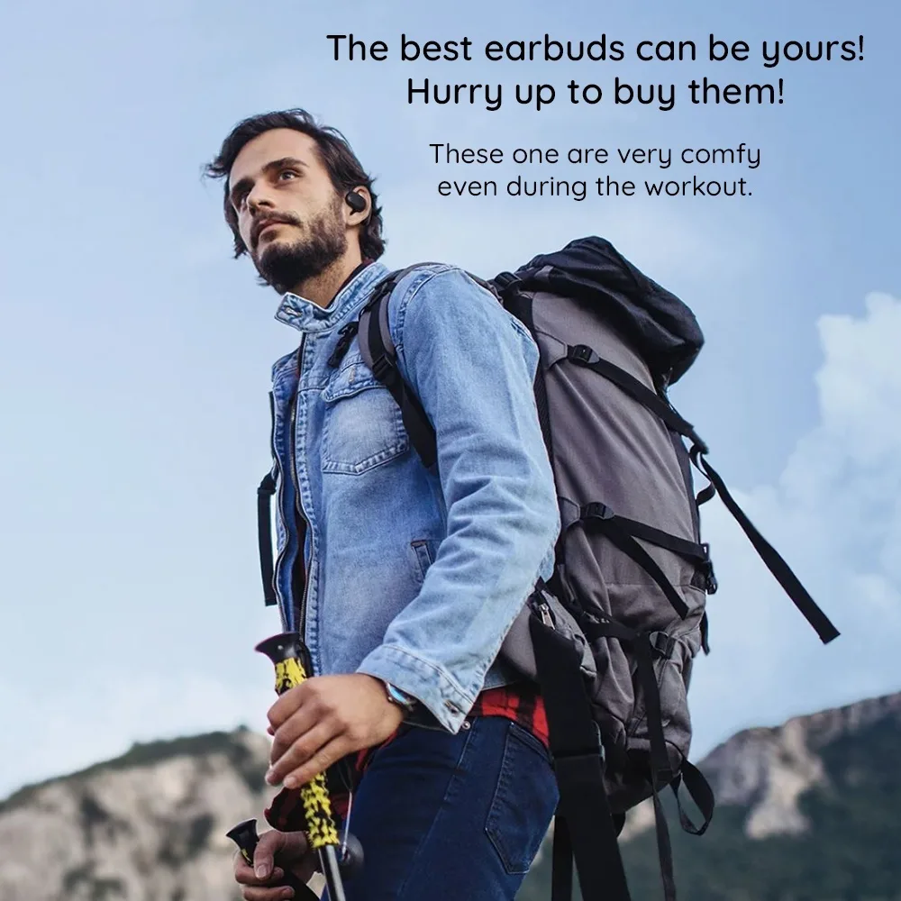 Havit OWSFIT 1 OWS914 Open Ear Bluetooth Handsfree Ακουστικά με Αντοχή στον Ιδρώτα και Θήκη Φόρτισης Μαύρα