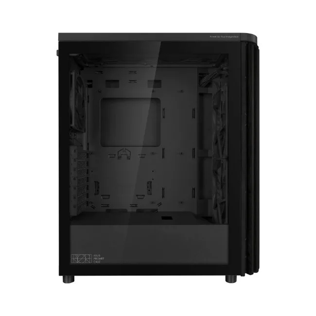 Asus ProArt PA401 Wood Edition Midi Tower Κουτί Υπολογιστή με Πλαϊνό Παράθυρο Μαύρο 90DC00M0-B39000