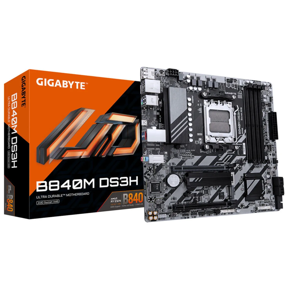 Μητρική GIGABYTE B840M DS3H AM5 micro ATX
