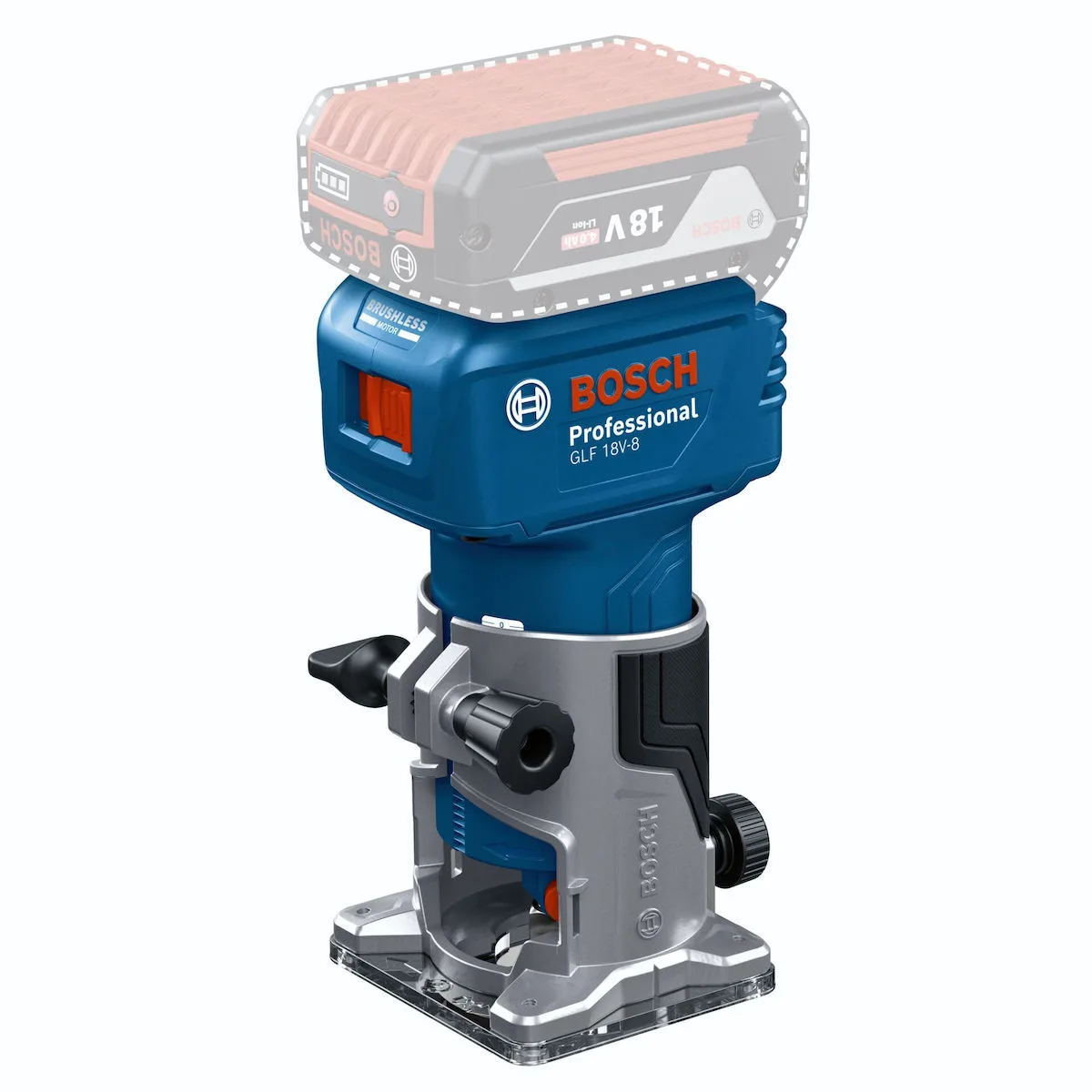 Bosch GLF 18V-8 Professional Κουρευτικό Περιθωρίων 18V Solo με Ρύθμιση Ταχύτητας και με Σύστημα Αναρρόφησης