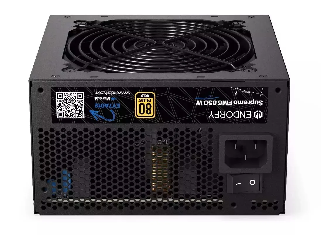 Endorfy Supremo FM6 850W Μαύρο Τροφοδοτικό Υπολογιστή Full Wired 80 Plus Gold