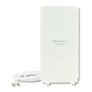 Qoltec Antenna Wi-Fi 4G Dual | 30dBI Εξωτερική Κεραία WiFi Πανκατευθυντική 30dBi με σύνδεση SMA