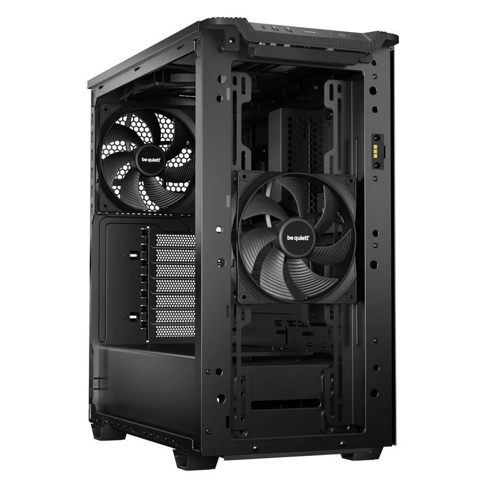 Be Quiet Pure Base 501 DX Gaming Midi Tower Κουτί Υπολογιστή με Πλαϊνό Παράθυρο και RGB Φωτισμό Μαύρο BGW76