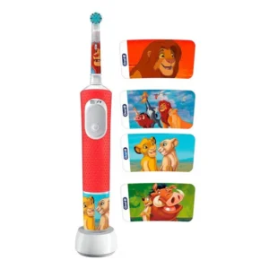 Oral-B Vitality Pro Lion King Ηλεκτρική Οδοντόβουρτσα για 3+ Χρονών Κόκκινο