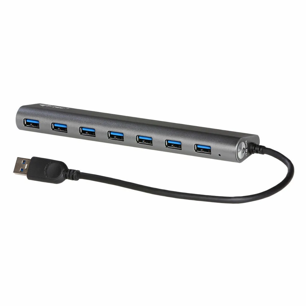 i-tec USB 3.2 Hub 7 Θυρών με σύνδεση USB-A & Θύρα Φόρτισης Γκρι (U3HUB778UK)