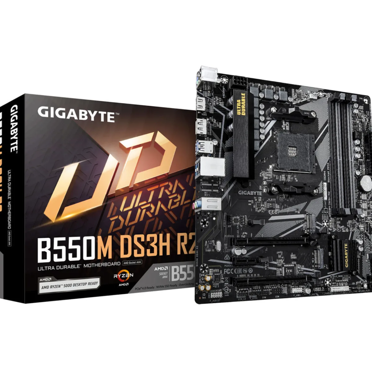 Μητρική GIGABYTE B550M DS3H R2 AM4 micro ATX
