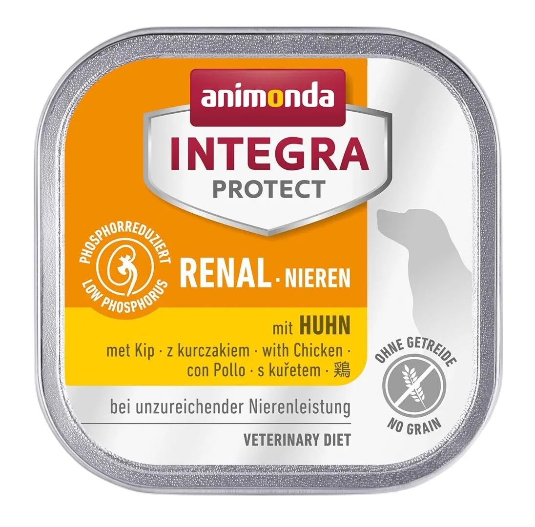 Animonda Integra Protect Υγρή Τροφή Σκύλων σε Ταψάκι Διαίτης με Κοτόπουλο χωρίς Σιτηρά 150gr
