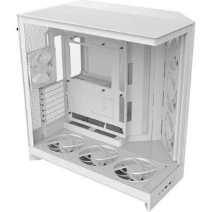NZXT H9 Flow RGB+ Gaming Midi Tower Κουτί Υπολογιστή με Πλαϊνό Παράθυρο Λευκό Ματ CM-H92FW-P1
