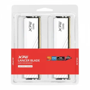 Adata Lancer Blade RGB DDR5 32GB RAM με 2x16GB Modules, 6000, White