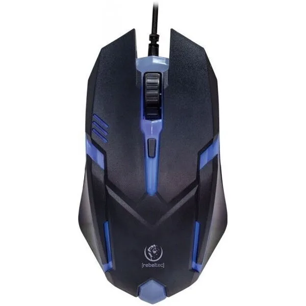 Rebeltec Neon Gaming Ποντίκι Μαύρο