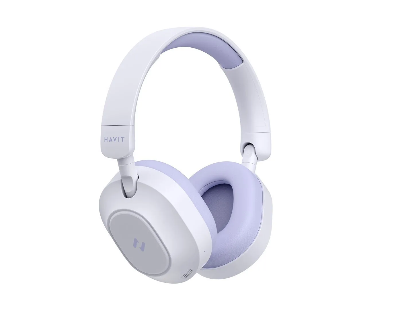 Havit Ασύρματα / Ενσύρματα Over Ear Ακουστικά Μωβ